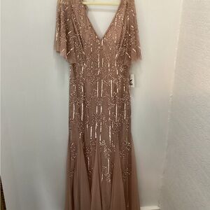Elegant Sequin Evening Gown